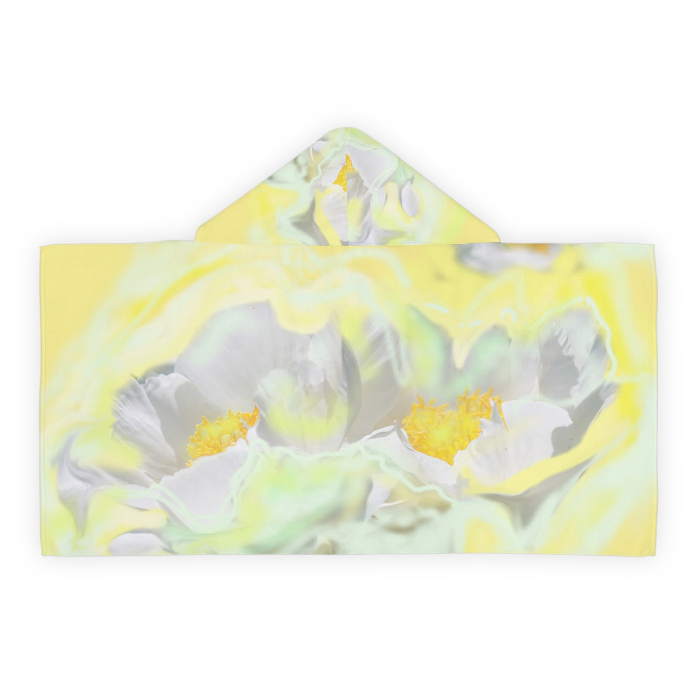 Floral Youth Hooded Towel - Perfect for Pool Days and Bath Time!