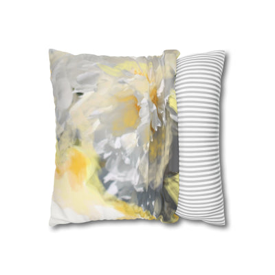 Faux Suede Square Pillowcase