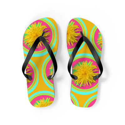 Vibrant Floral Flip Flops for Summer Fun