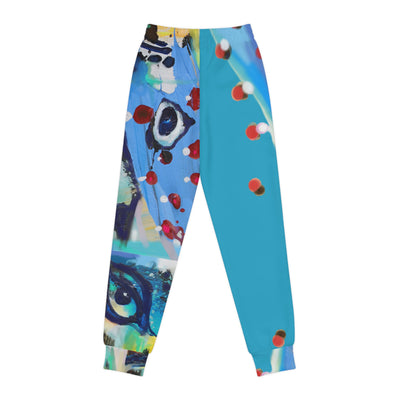Vibrant Youth Joggers with Artistic Design - Perfect for Active Kids