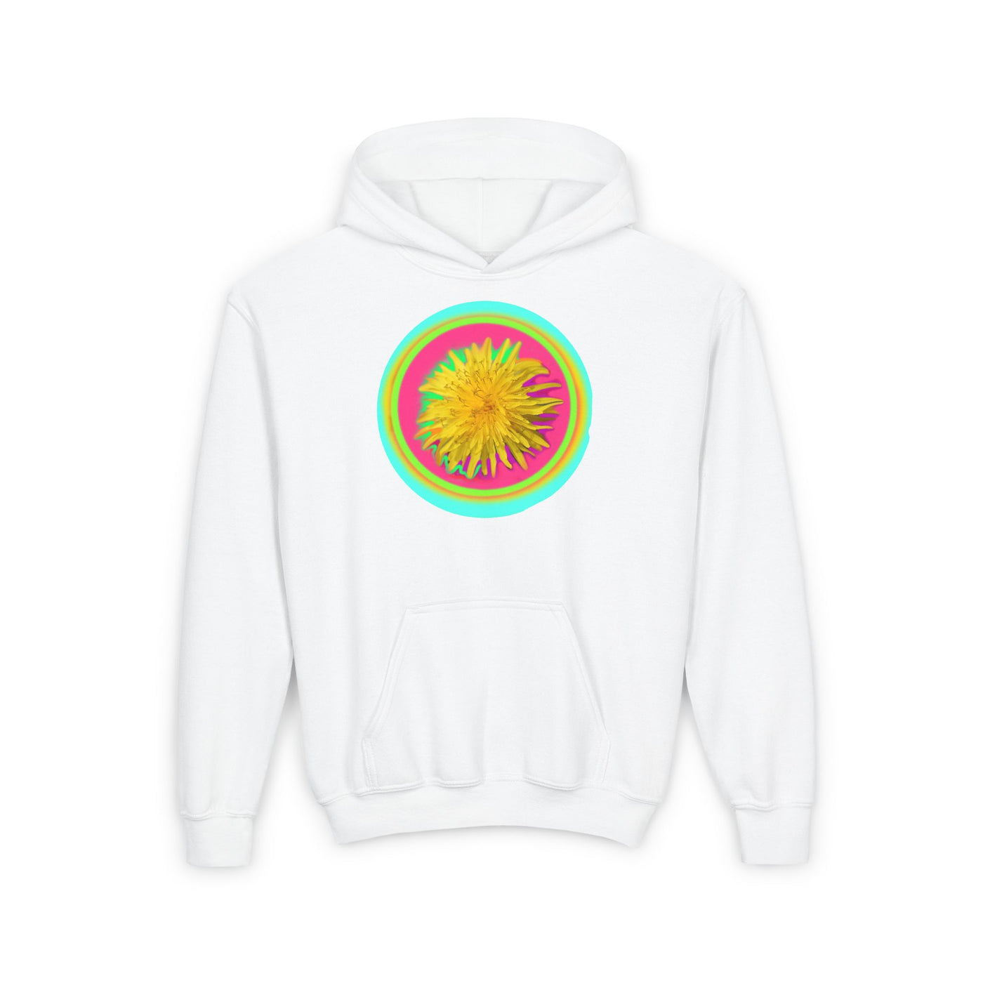 Youth Flower Power Graphic Hoodie