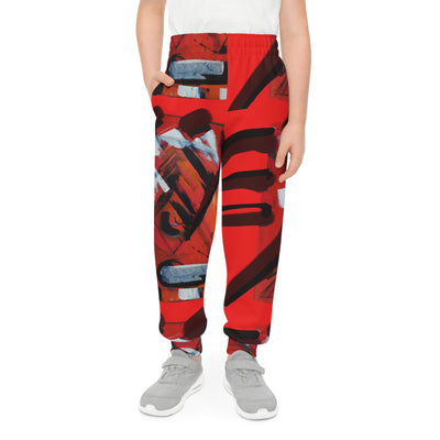 Vibrant Abstract Youth Joggers for Active Kids - Stylish & Comfortable