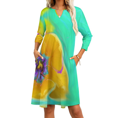 Artsy Dress with Pockets