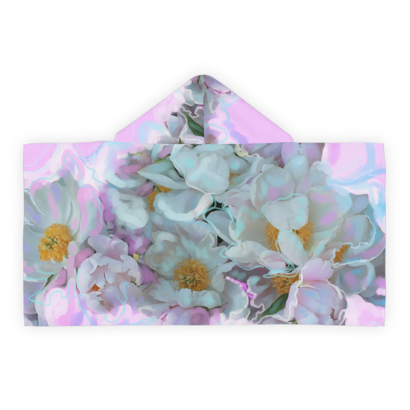 Youth Floral Hooded Towel - Cozy & Trendy Bath Time Essential