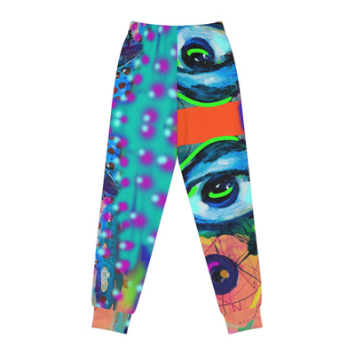 Vibrant Youth Joggers - Colorful Artistic Design for Creative Kids