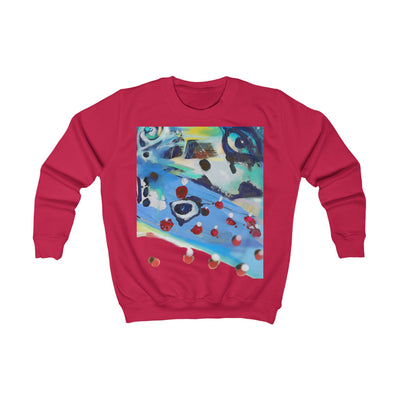 Colorful Artistic Kids Sweatshirt - Unique Design for Creative Youngsters