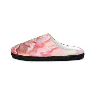 Men's Abstract Floral Indoor Slippers - Cozy Comfort for Home