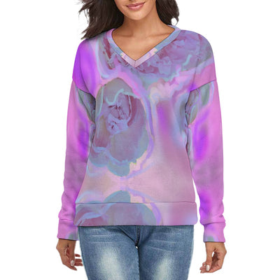 Women's V-Neck Long Sleeve Sweater