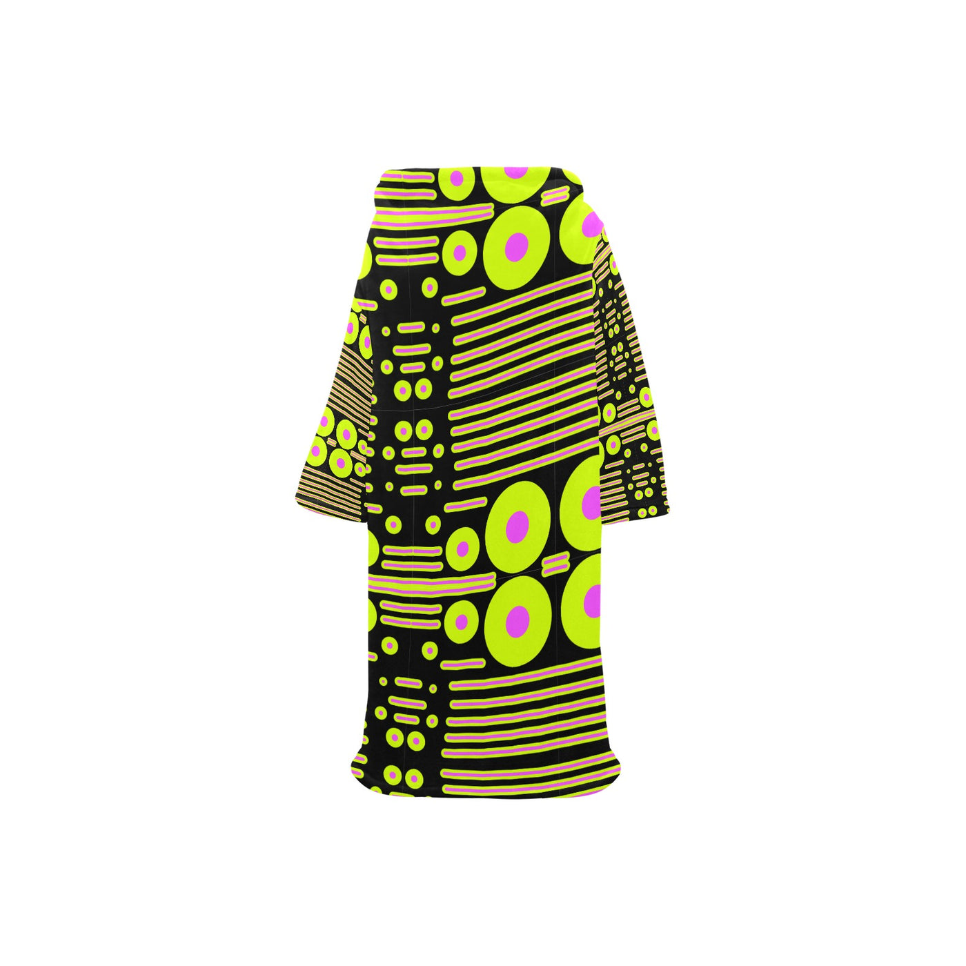 Blanket Robe with Sleeves for Kids