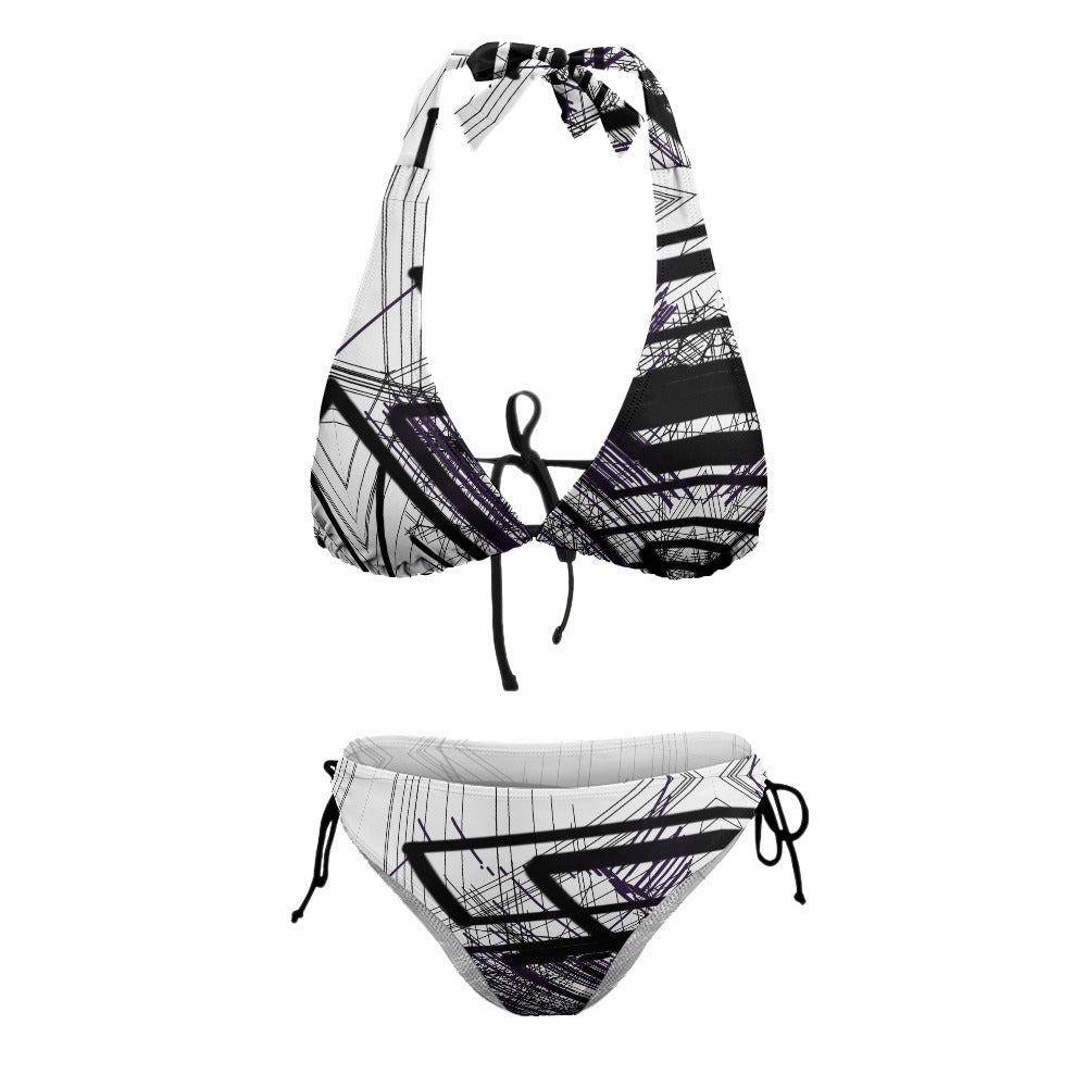 Plus size bikini swimsuit