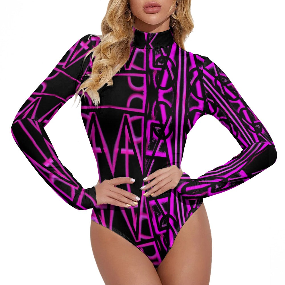 Women's Turtleneck Long Sleeve Bodysuit