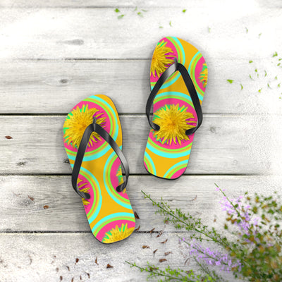 Vibrant Floral Flip Flops for Summer Fun