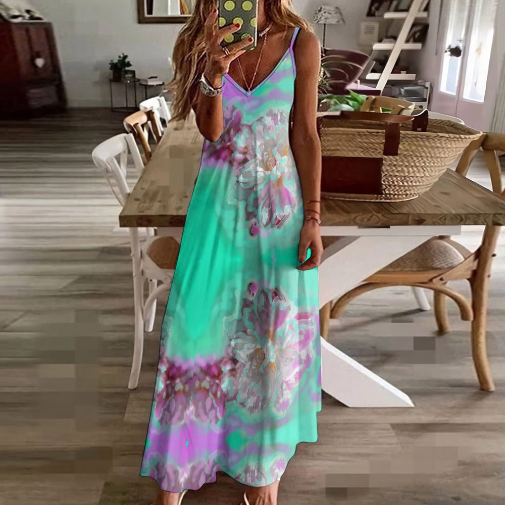 Sling Ankle Long Dress