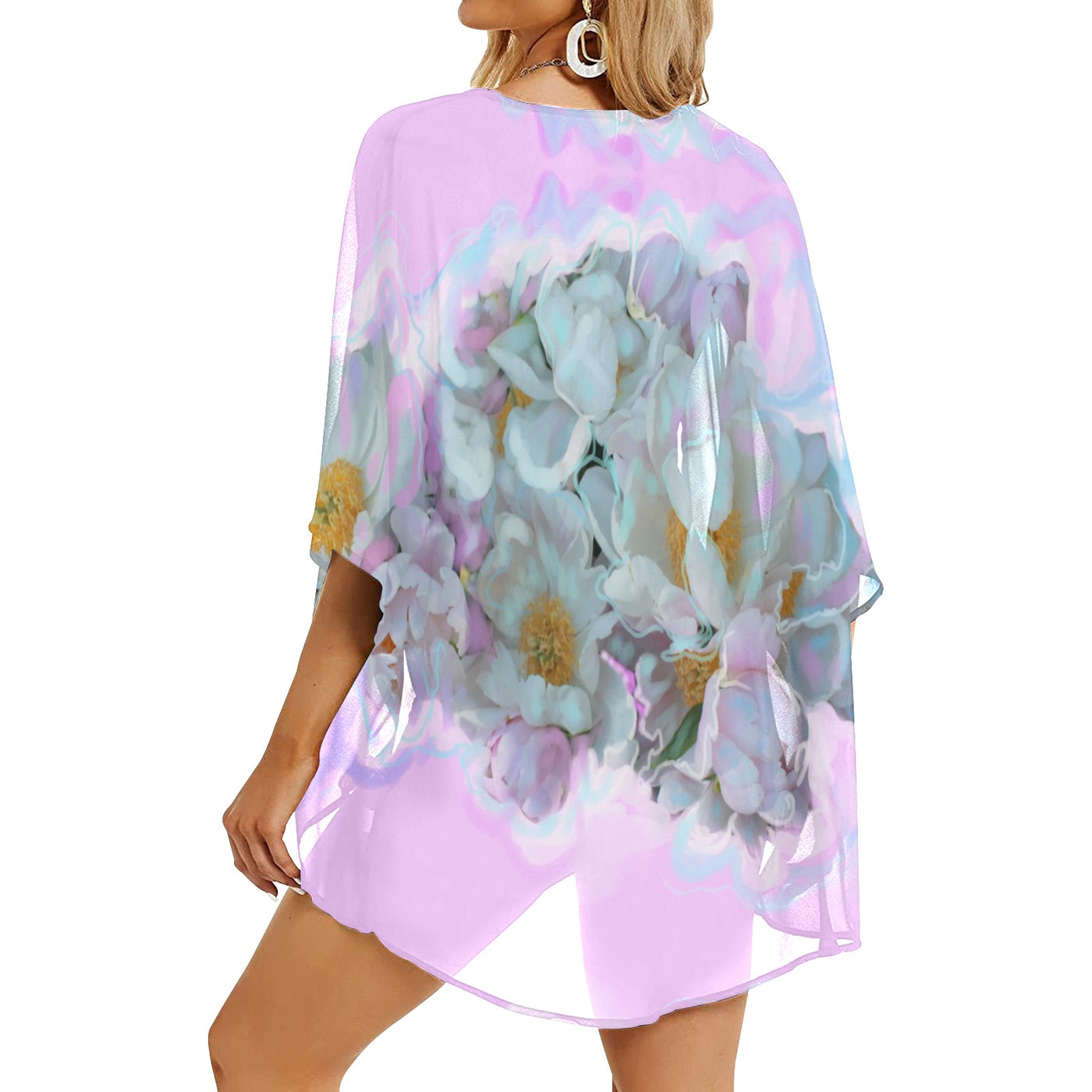 Women's Kimono Chiffon Cover Up