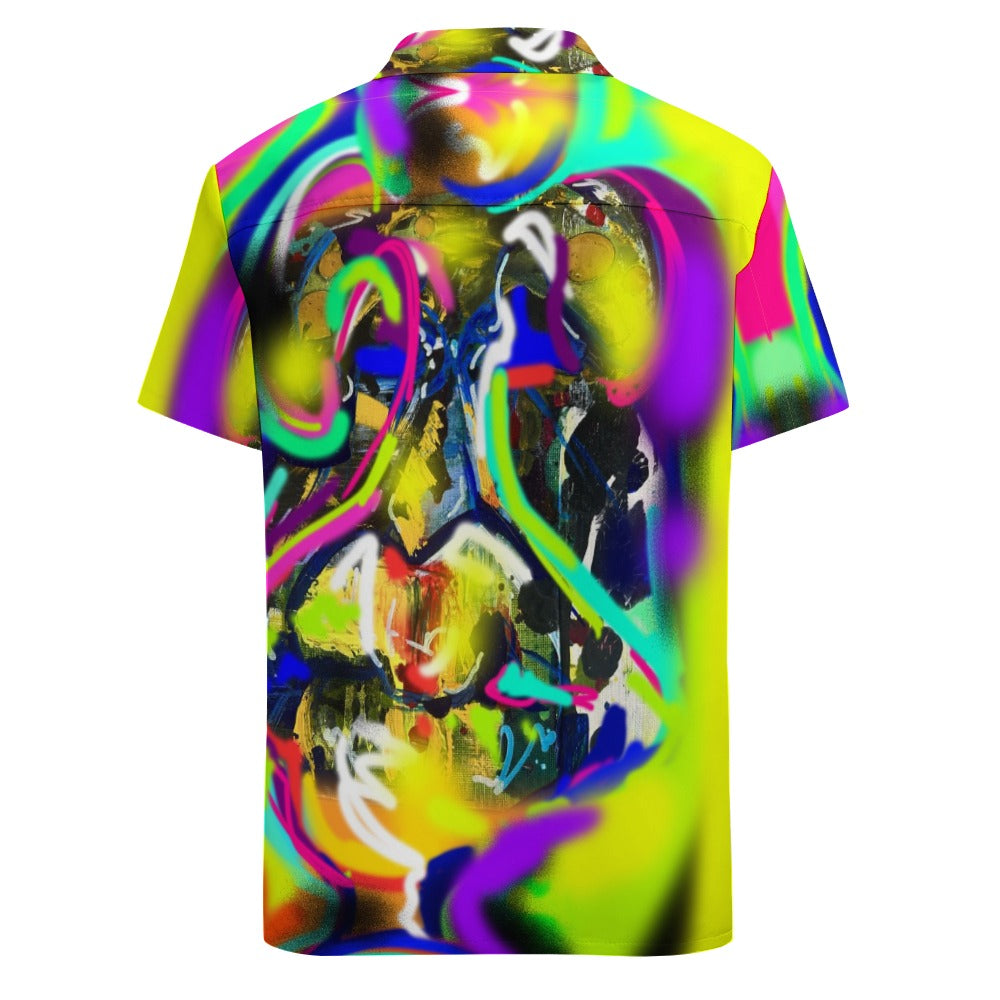 Bright Vibrant Bold short sleeved shirt