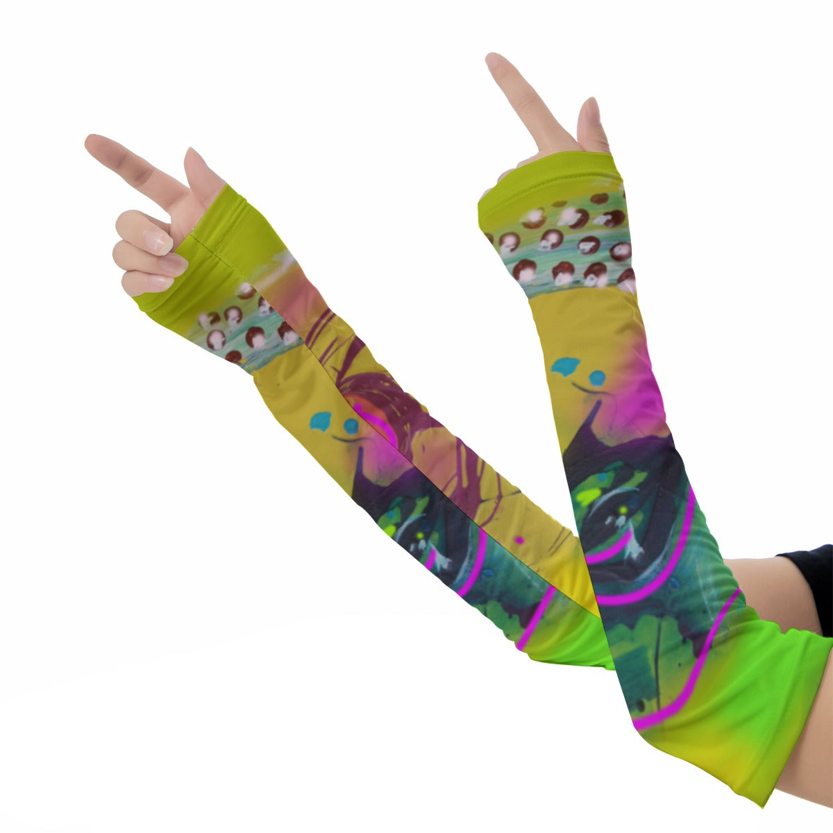 Abstract Unisex Sunscreen Oversleeve