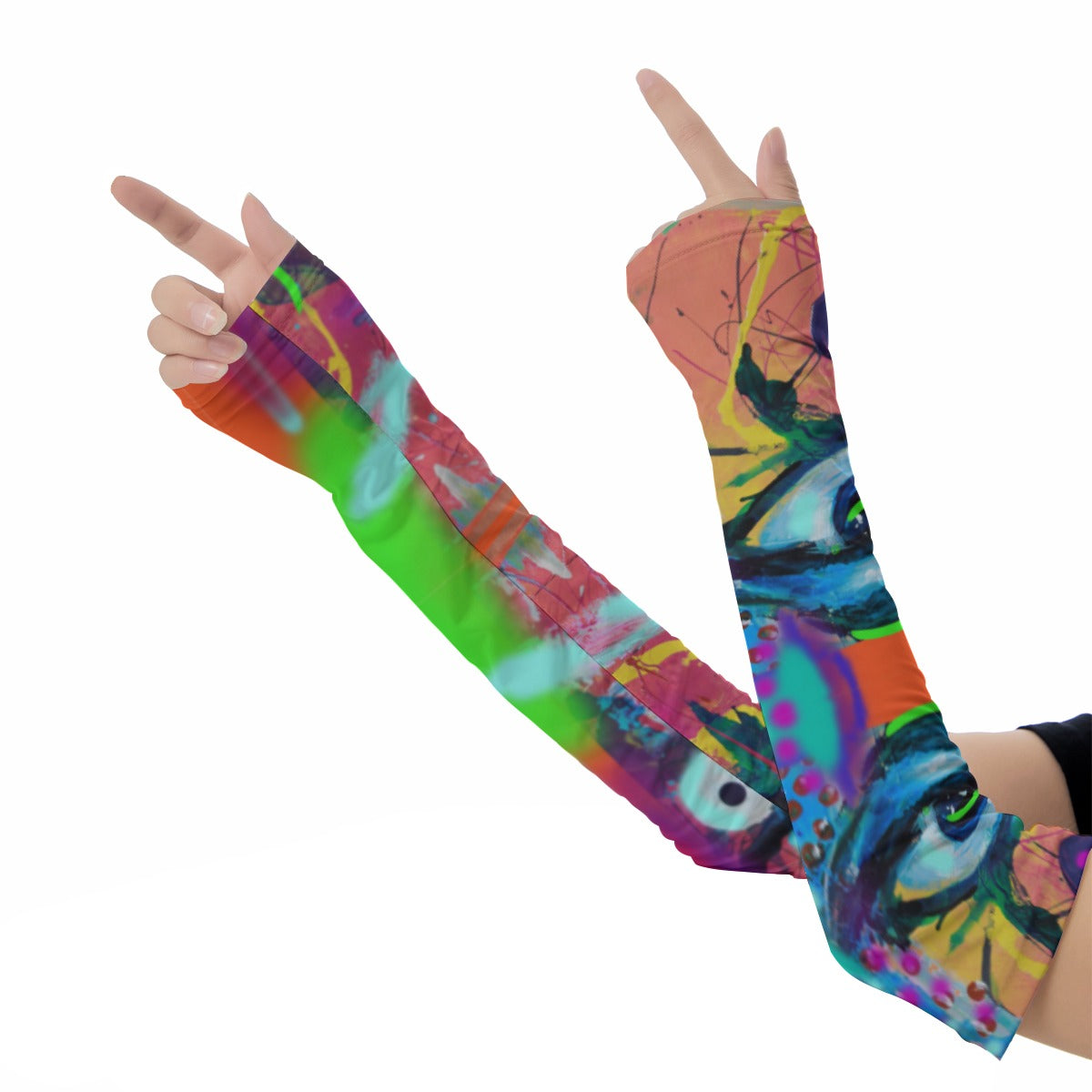 Abstract Print Unisex Sunscreen Oversleeve