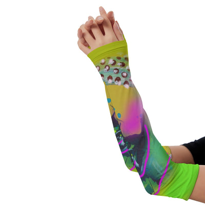 Abstract Unisex Sunscreen Oversleeve