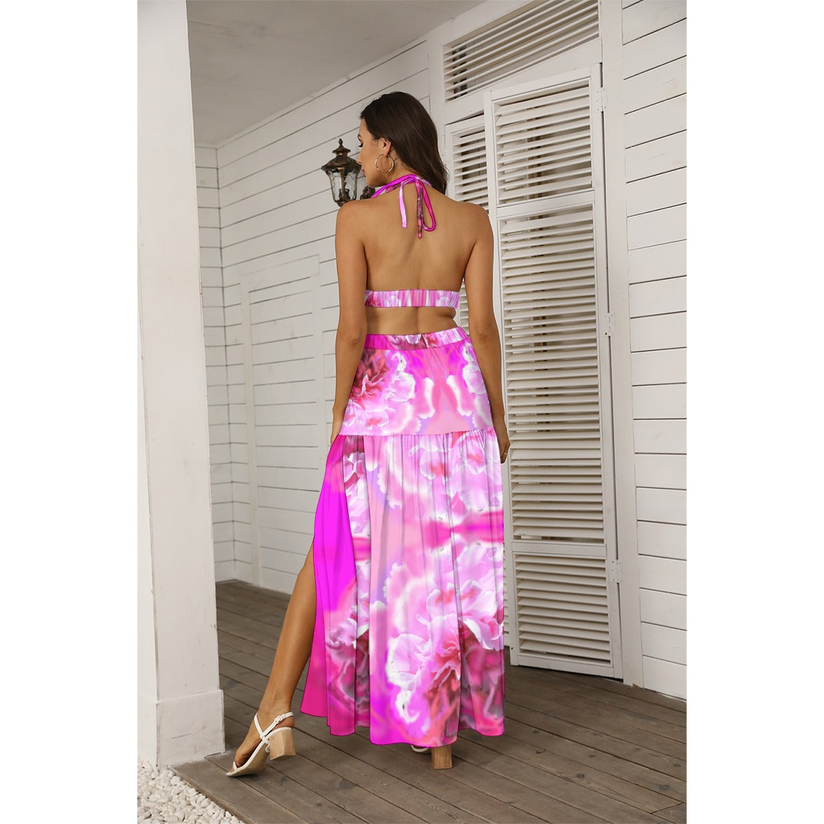 Women's Tie Back Wrap Dress