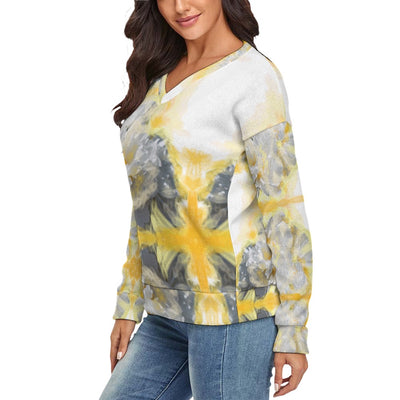 Women's V-Neck Long Sleeve Sweater