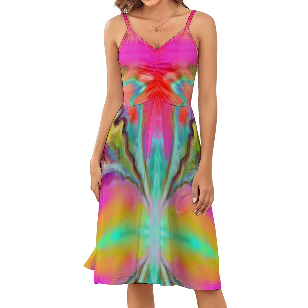 Long suspender dress