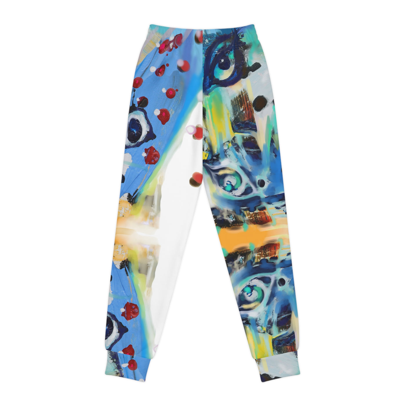 Colorful Artistic Youth Joggers - Trendy and Vibrant Design for Creative Kids
