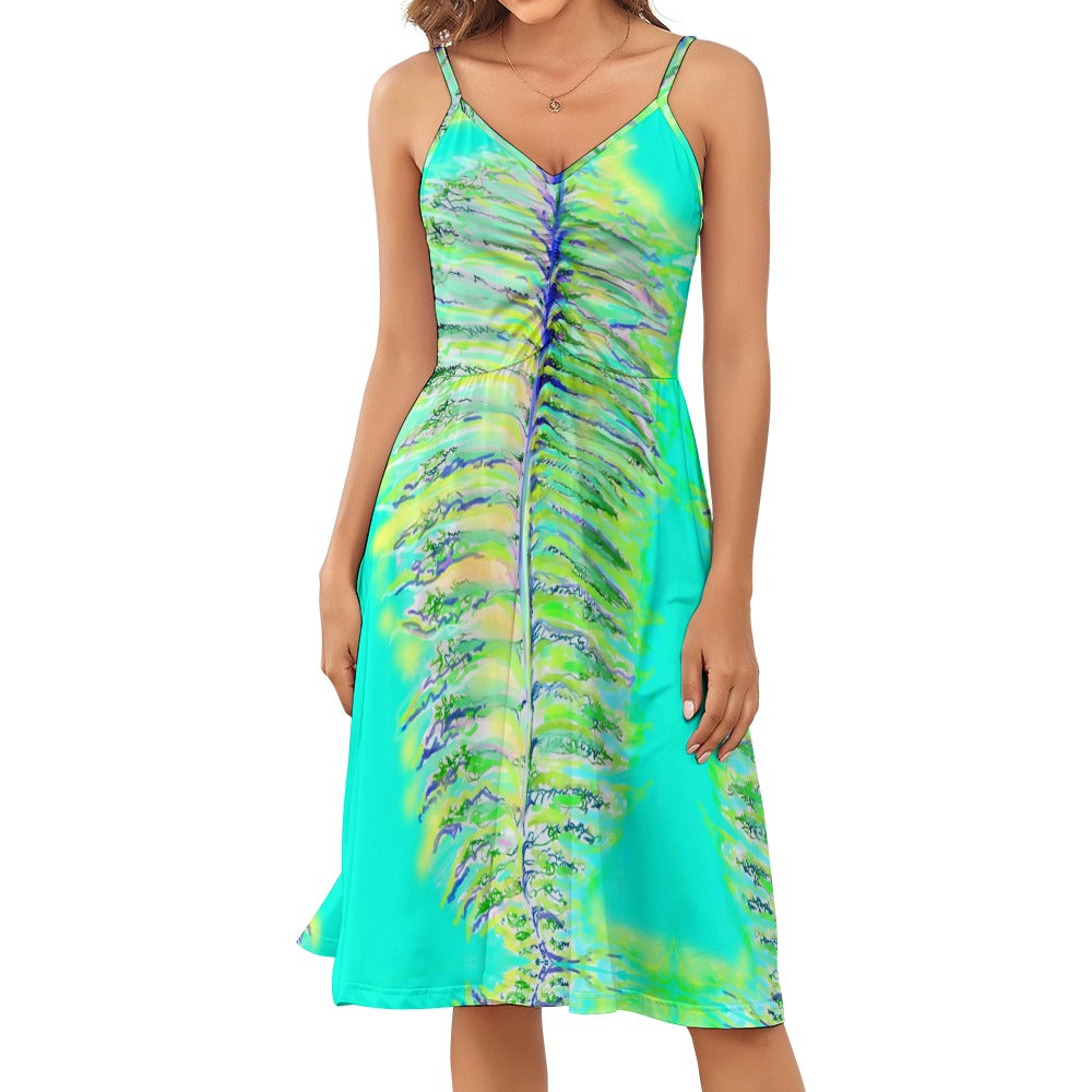 Long suspender dress