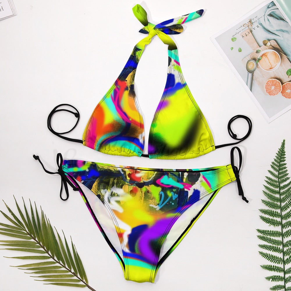 Plus size bikini swimsuit