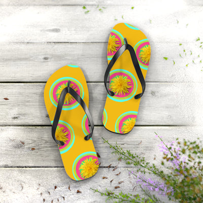 Vibrant Floral Flip Flops | Fun Summer Sandals for Beach Days