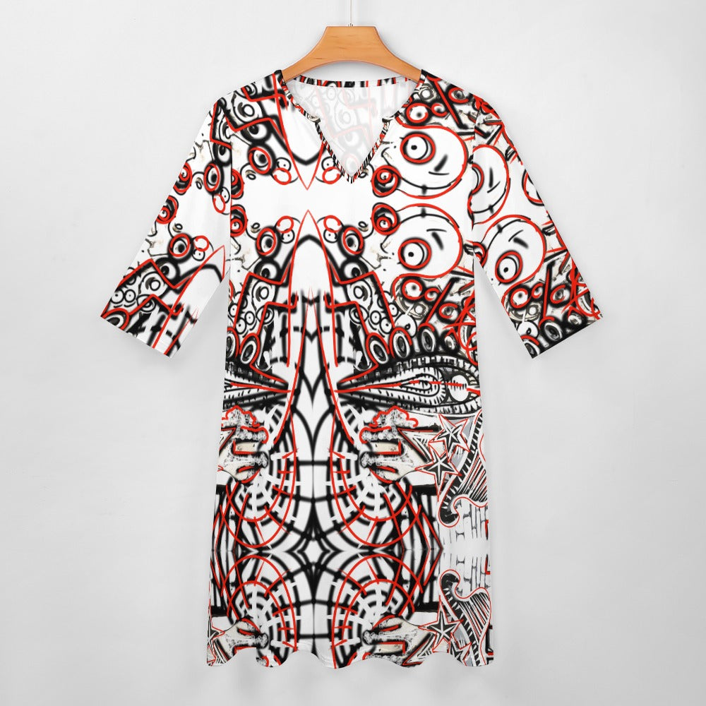 Artsy Dress with Pockets