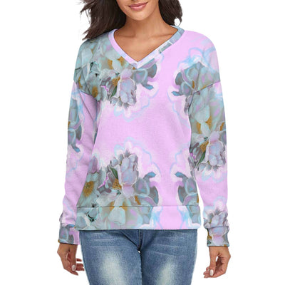Women's V-Neck Long Sleeve Sweater