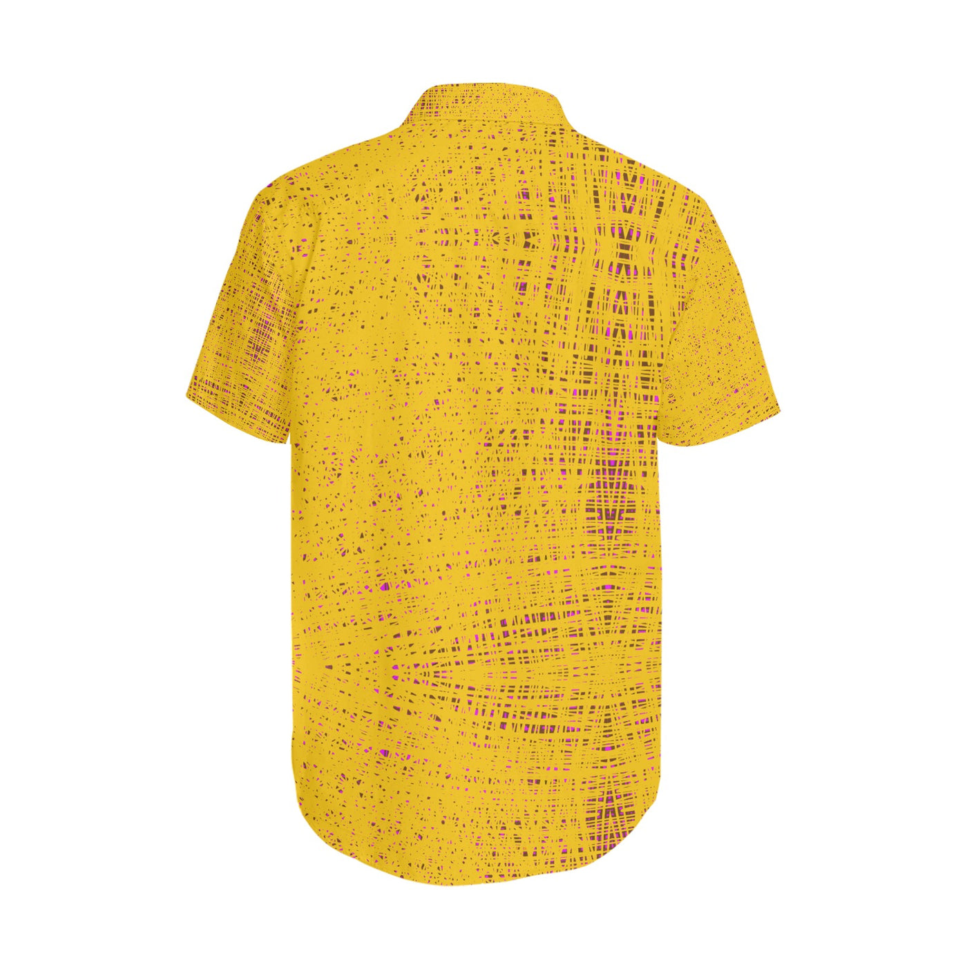 Men's Short Sleeve Shirt With Lapel Collar