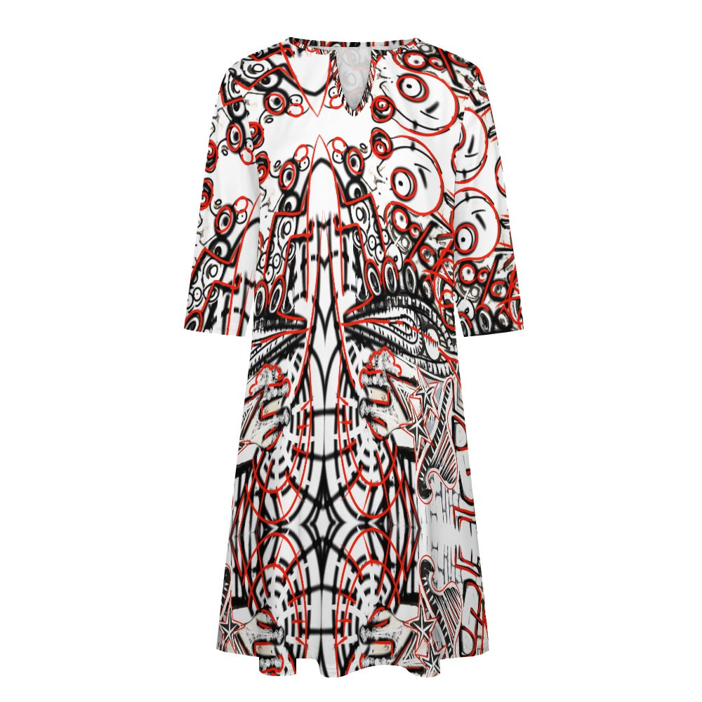 Artsy Dress with Pockets