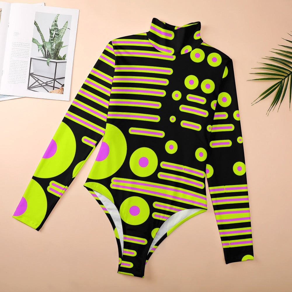 Women's Turtleneck Long Sleeve Bodysuit