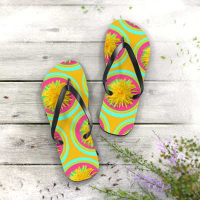 Vibrant Floral Flip Flops for Summer Fun