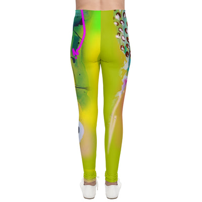 Vibrant Youth Leggings with Abstract Art Design