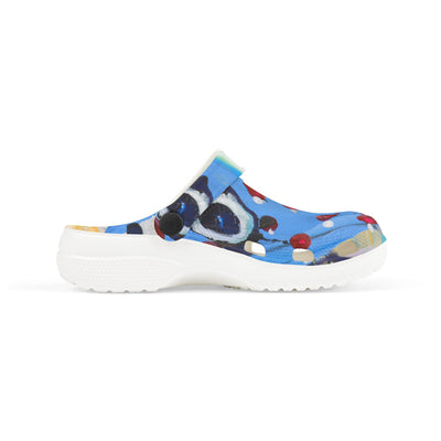 Colorful Kid's EVA Foam Clogs - Fun Splash Design for Playful Adventures