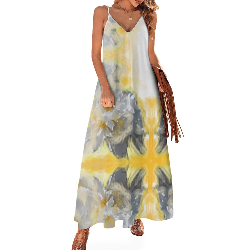 Sling Ankle Long Dress