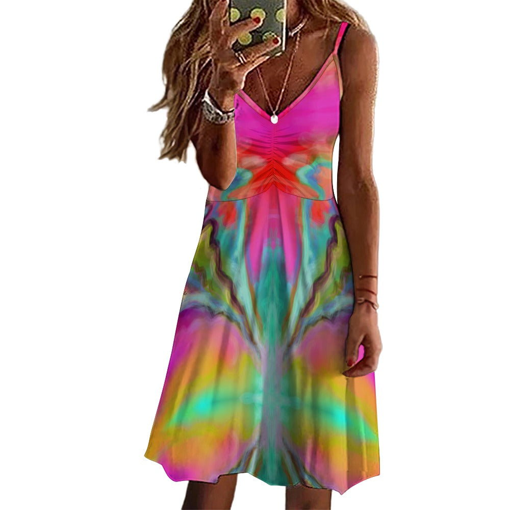 Long suspender dress