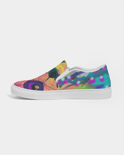 Eye Abstraction Women's Slip-On Canvas Shoe
