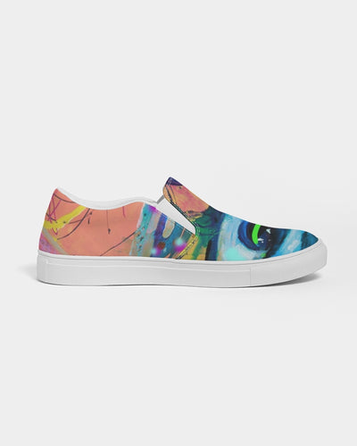 Eye Abstraction Women's Slip-On Canvas Shoe