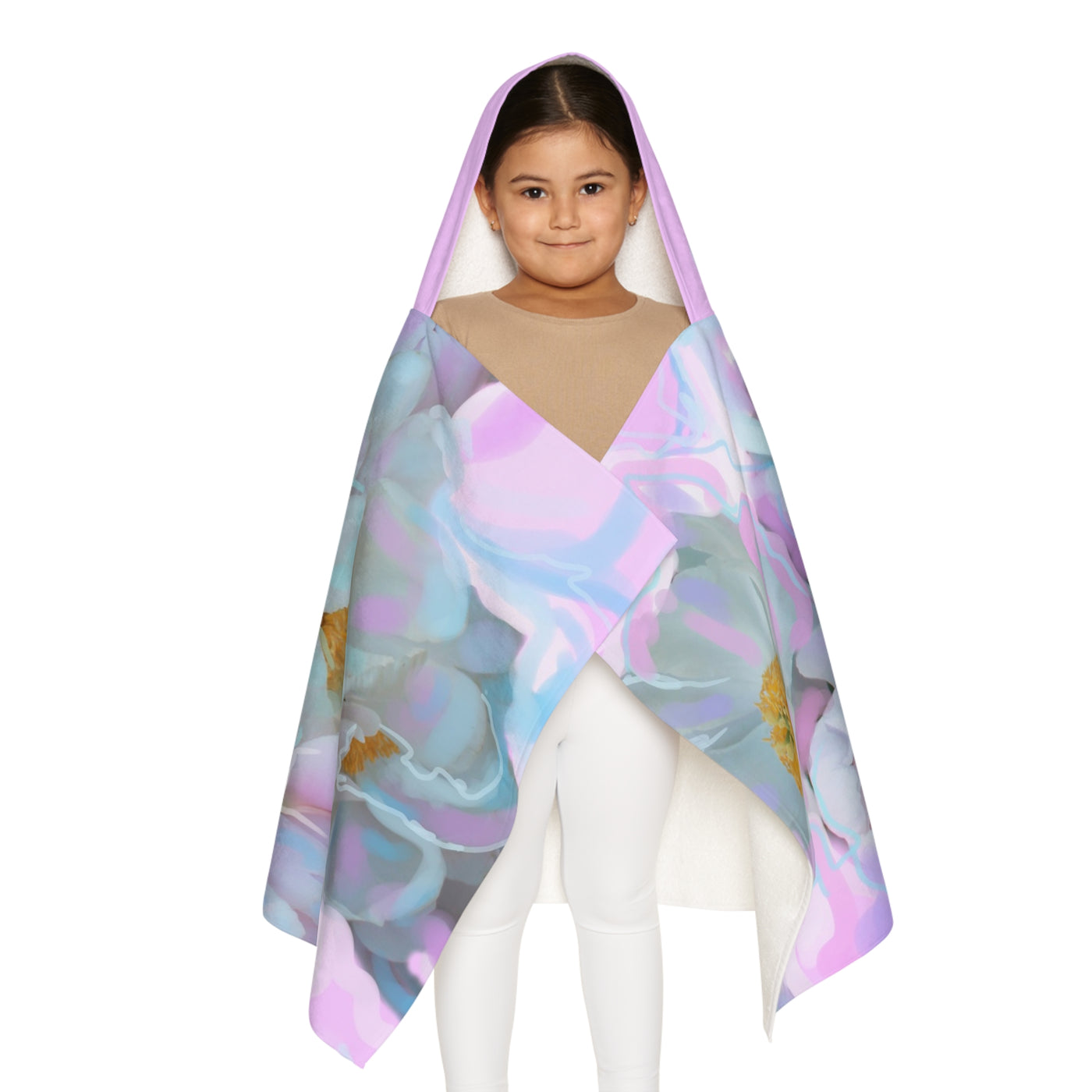 Youth Floral Hooded Towel - Cozy & Trendy Bath Time Essential