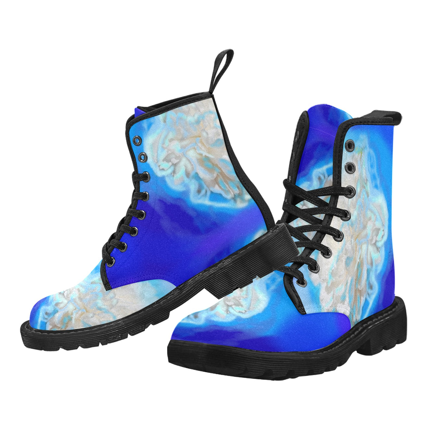 Canvasstiefeletten zum Schnüren für Damen