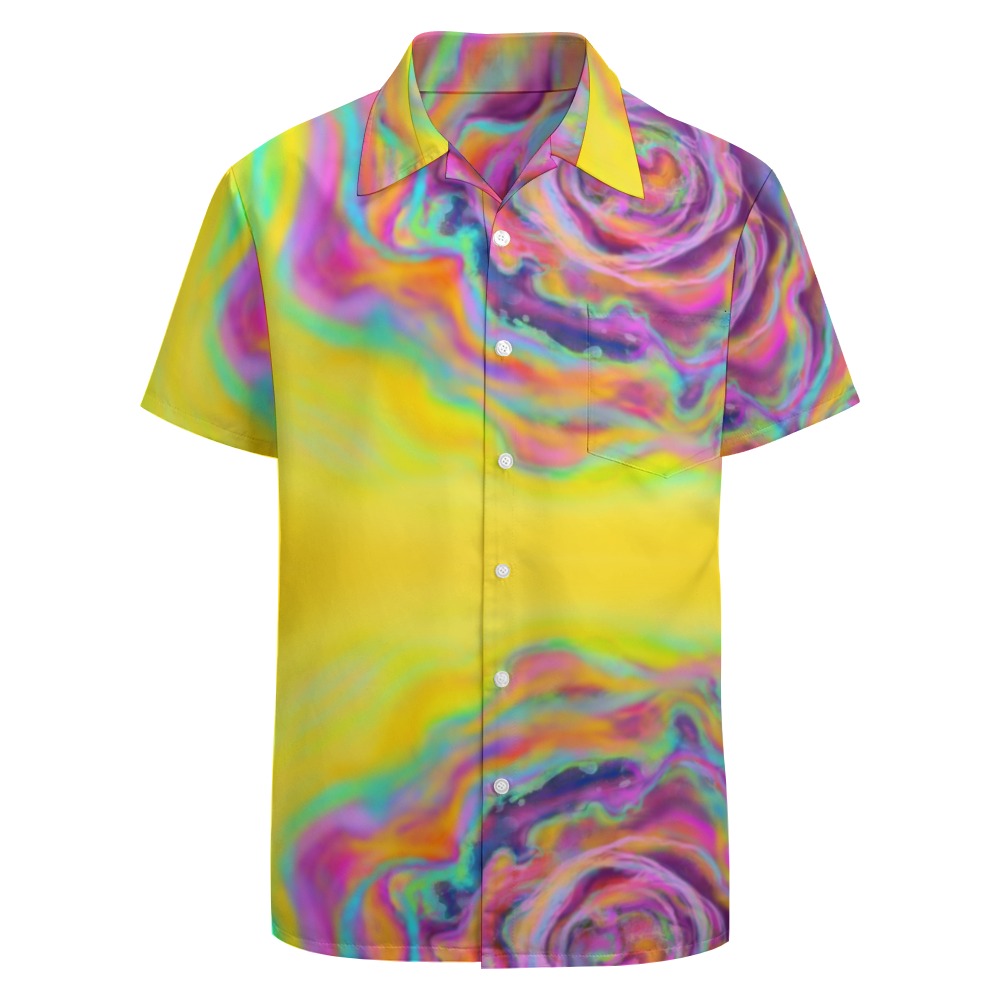 Bright Vibrant Bold short sleeved shirt