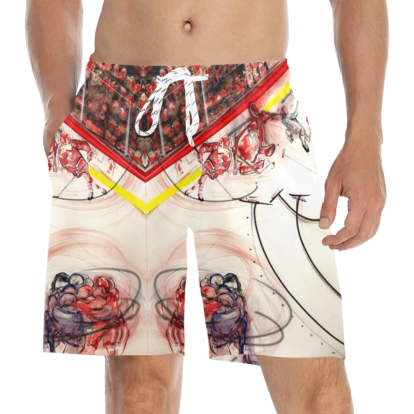 Men's Mid-Length Beach Shorts
