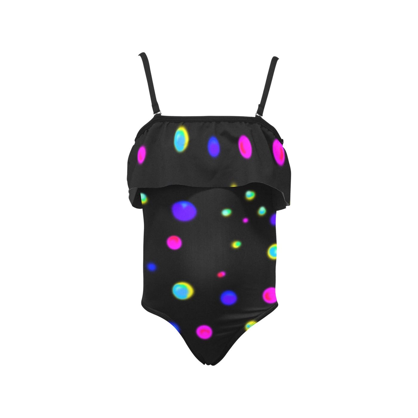 Kids' Spaghetti Strap Ruffle Swimsuit