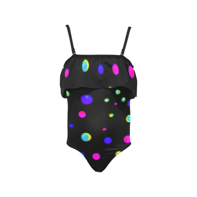 Kids' Spaghetti Strap Ruffle Swimsuit