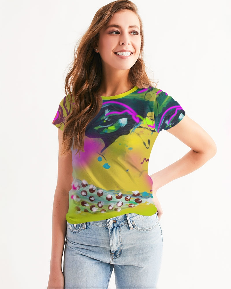 Abstract Yellow Women's Tee