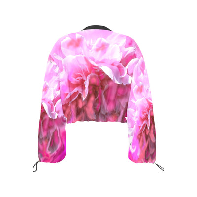 Women's Chiffon Cropped Jacket