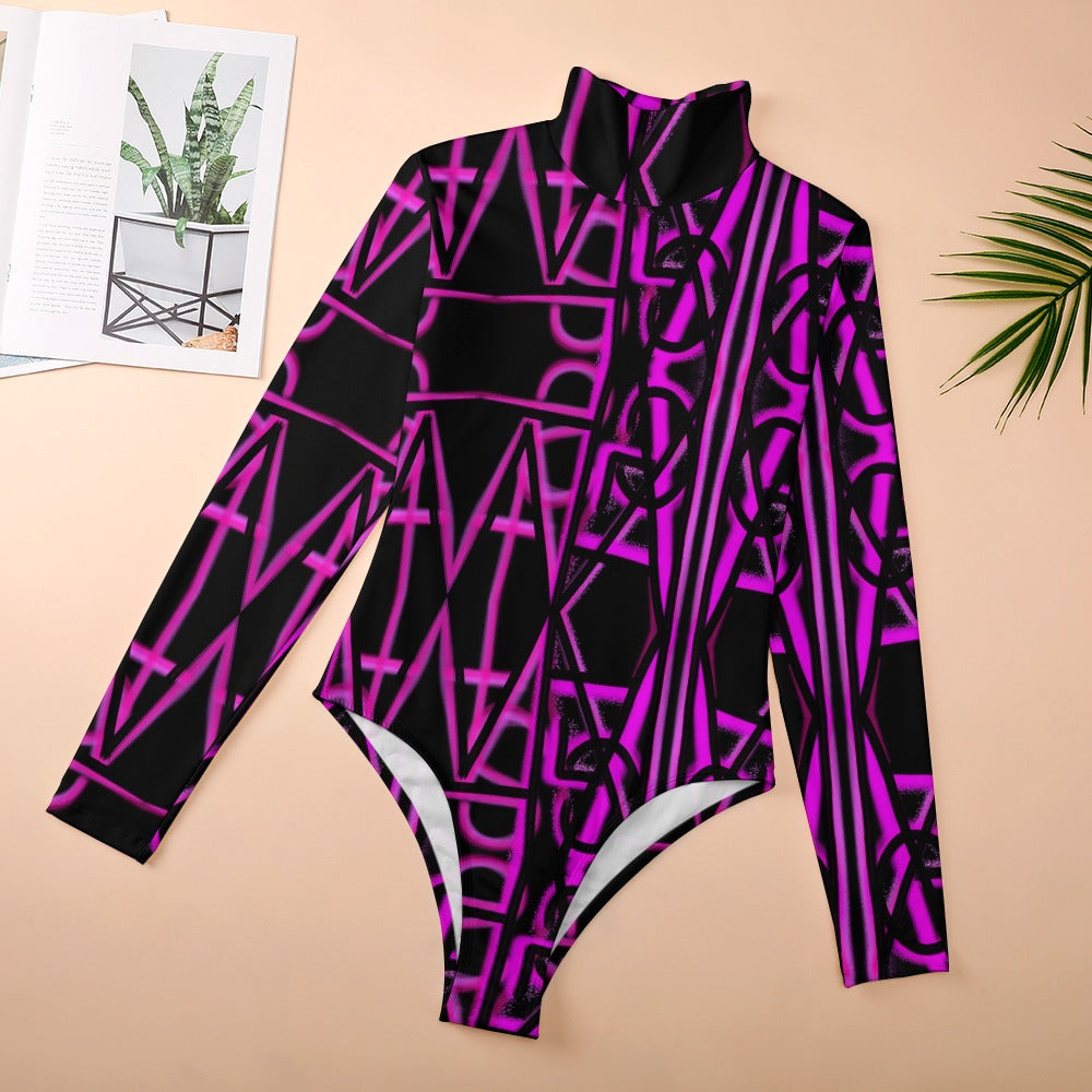 Women's Turtleneck Long Sleeve Bodysuit